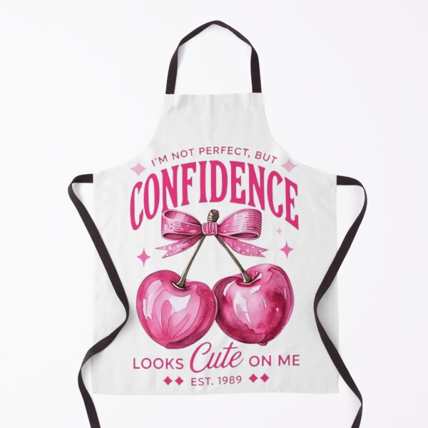 Item preview, Confidence Looks Cute On Me Coquette Watercolor Cherries designed and sold by SarvynStudio.