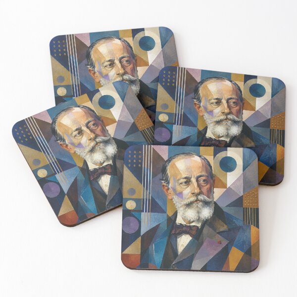 Item preview, French composer, organist and pianist Camille Saint-Saëns painting. designed and sold by GalleryKauffeld.