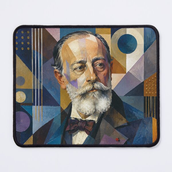 Item preview, French composer, organist and pianist Camille Saint-Saëns painting. designed and sold by GalleryKauffeld.