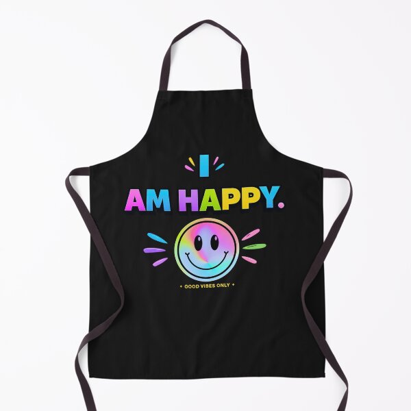 Item preview, I AM HAPPY Smiley Face Graphic T-Shirt designed and sold by Aimetoi.