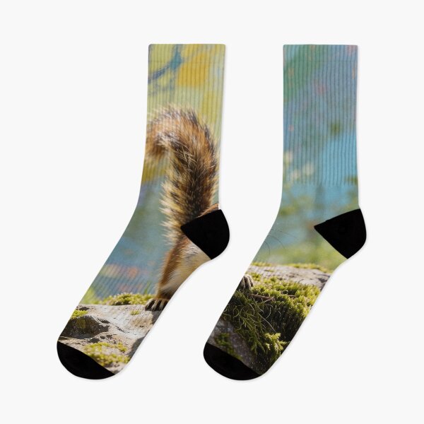 Item preview, Colorful Curiosity of a Chipmunk — Sapphire Eyes designed and sold by IsabellaBorduasArt.