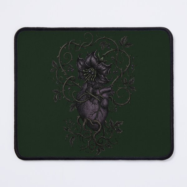 Item preview, The Heart of Thorns: Anatomical Gothic Floral Art designed and sold by MCVersa2026.
