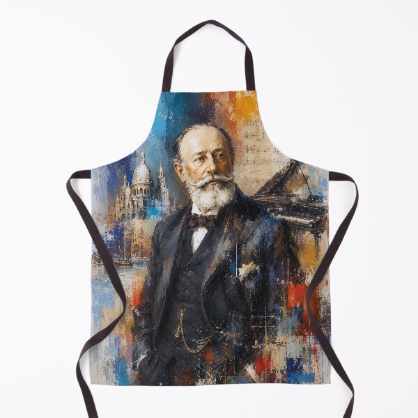 Item preview, Camille Saint-Saëns, French composer, organist and pianist painting. designed and sold by GalleryKauffeld.