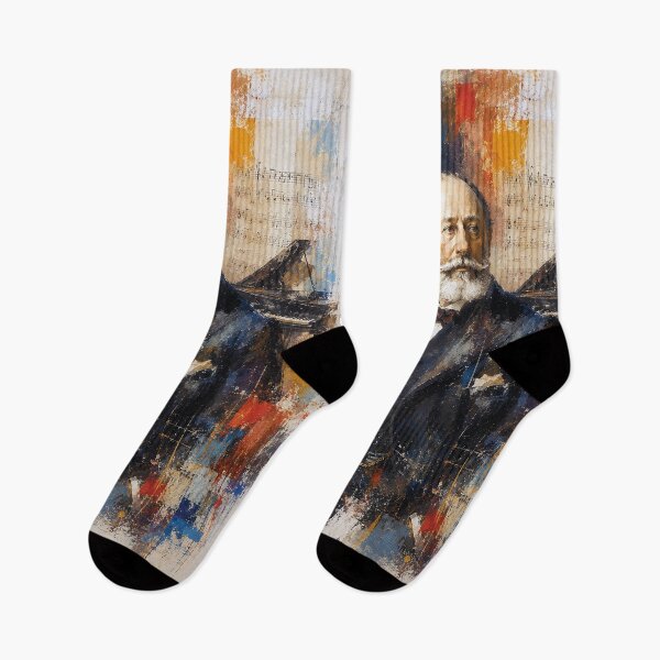 Item preview, Camille Saint-Saëns, French composer, organist and pianist painting. designed and sold by GalleryKauffeld.