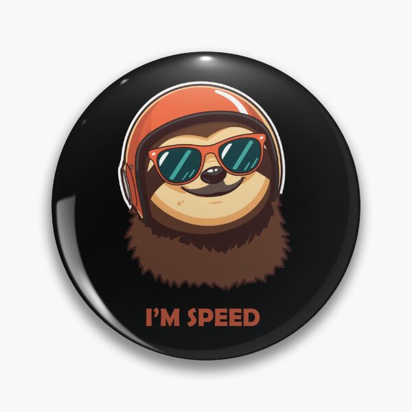 Item preview, Funny Sloth Racing Retro designed and sold by TheAkyolStudio.