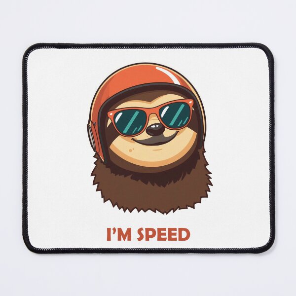 Item preview, Funny Sloth Racing Retro designed and sold by TheAkyolStudio.