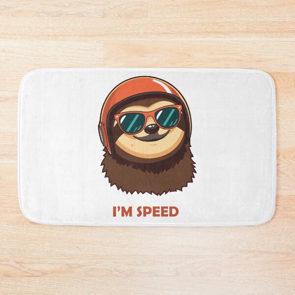 Item preview, Funny Sloth Racing Retro designed and sold by TheAkyolStudio.