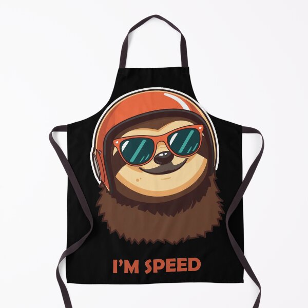 Item preview, Funny Sloth Racing Retro designed and sold by TheAkyolStudio.