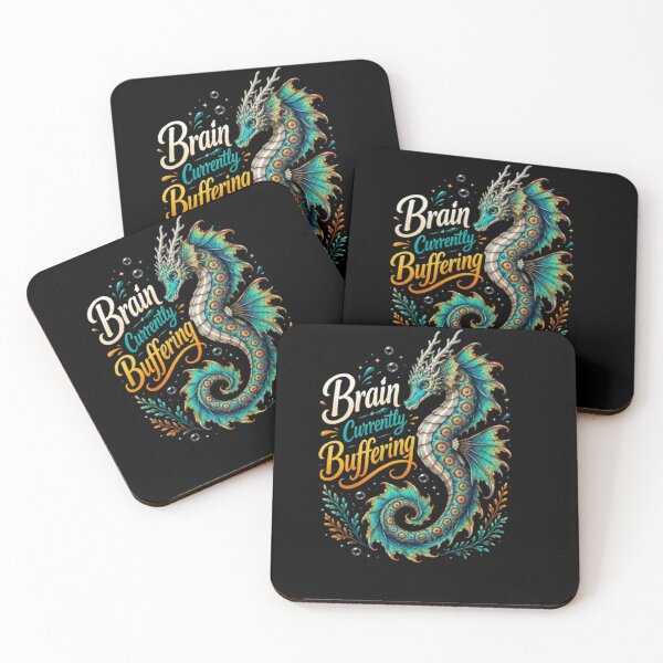 Item preview, Sea Dragon - Brain Currently Buffering  designed and sold by EMBERFLOWARTWORKS.