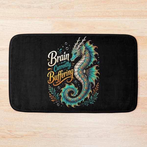 Item preview, Sea Dragon - Brain Currently Buffering  designed and sold by EMBERFLOWARTWORKS.