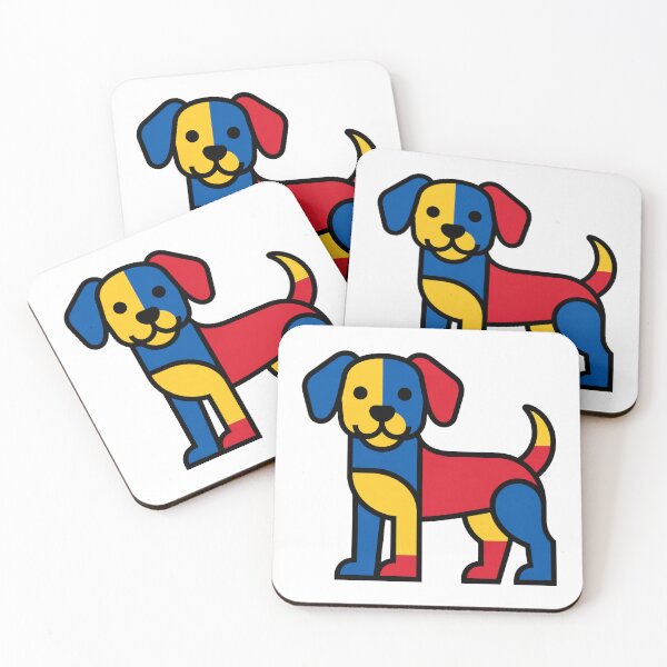 Item preview, Bauhaus Puppy Mascot designed and sold by Modern Mascot Archive.