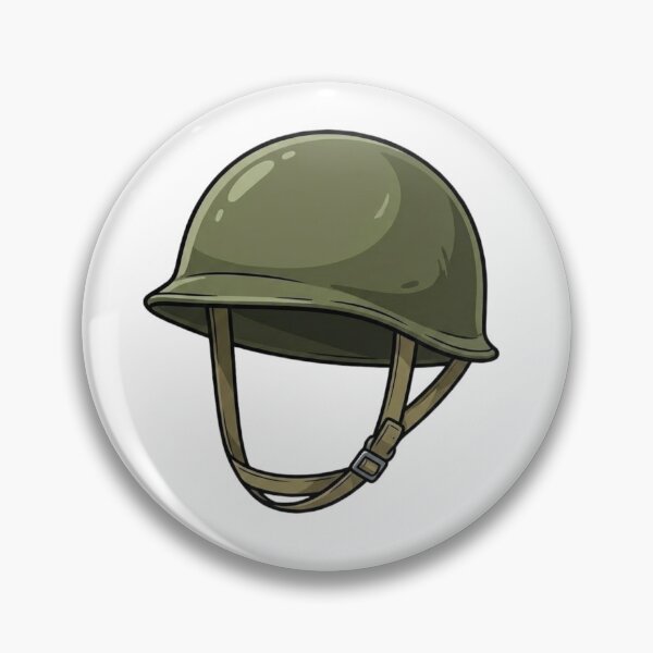 Item preview, Military Helmet Sticker | Classic Army Combat Helmet Illustration designed and sold by Theproxmrt.