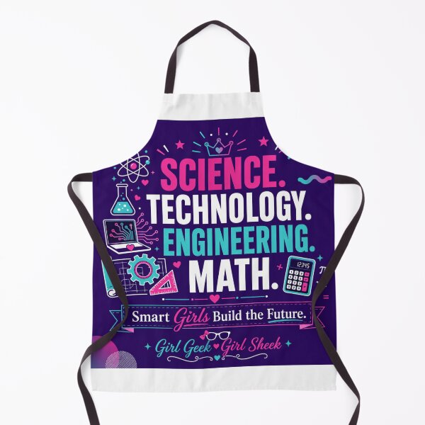 Item preview, Science Technology Engineering Math Smart Girls Build the Future  designed and sold by Girl Geek Girl Sheek.