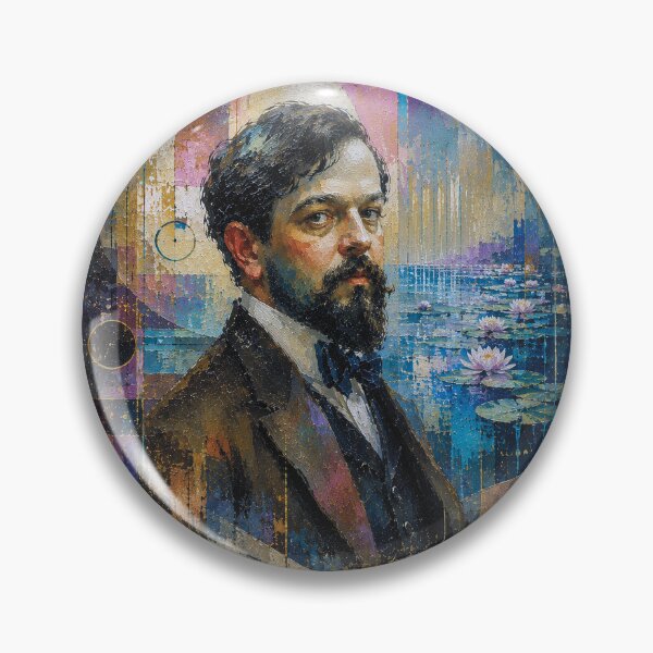 Item preview, Claude Debussy, French composer painting. designed and sold by GalleryKauffeld.