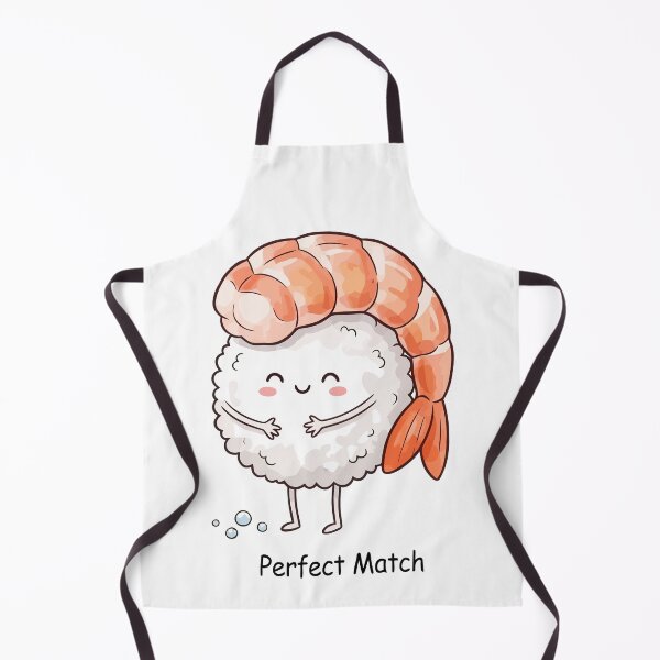 Item preview, Cute Kawaii Sushi And Shrimp Perfect Match Love designed and sold by Amir Faysal.