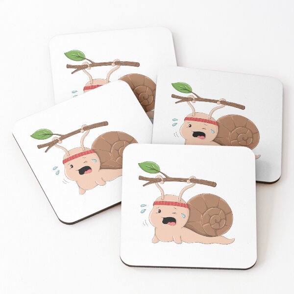 Item preview, Funny Fitness Snail Sticker designed and sold by OKartashova.
