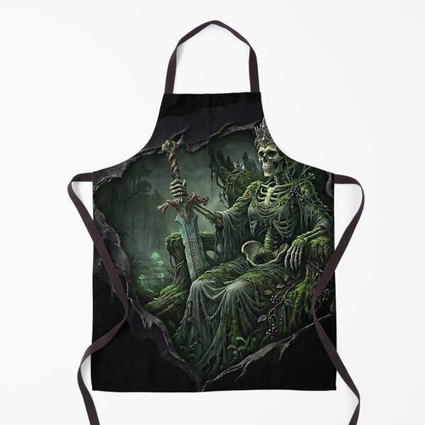 Item preview, The Swamp Queen: Gothic Skeleton Throne Emblemat designed and sold by MCVersa2026.