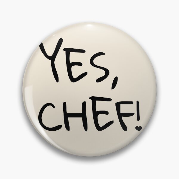 Item preview, Minimalist "Yes Chef" Quote ft Heart Detail, Kitchen and Dining Decor designed and sold by SpringTeaDesigns.