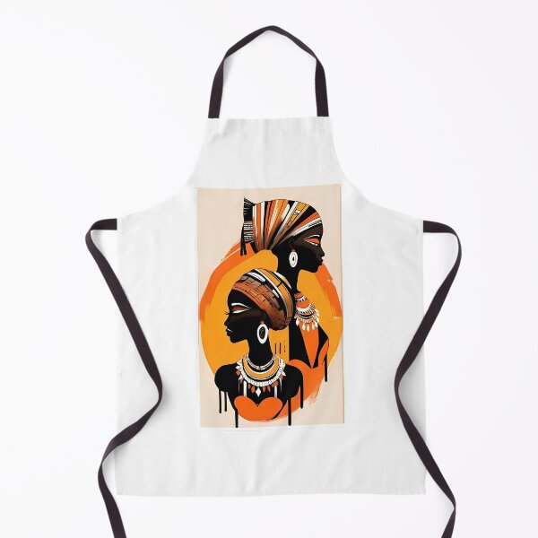 Item preview, African Women Silhouette Abstract Tribal Art Poster designed and sold by Hey! your search is end here.