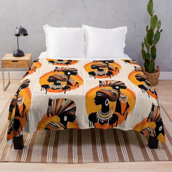 Item preview, African Women Silhouette Abstract Tribal Art Poster designed and sold by Hey! your search is end here.