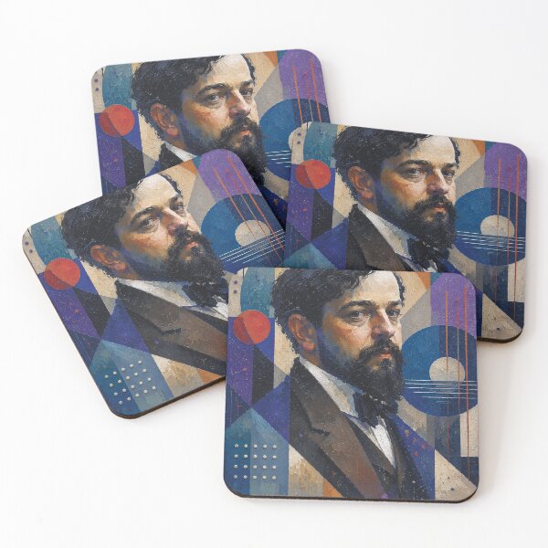 Item preview, Claude Debussy, French composer painting. designed and sold by GalleryKauffeld.