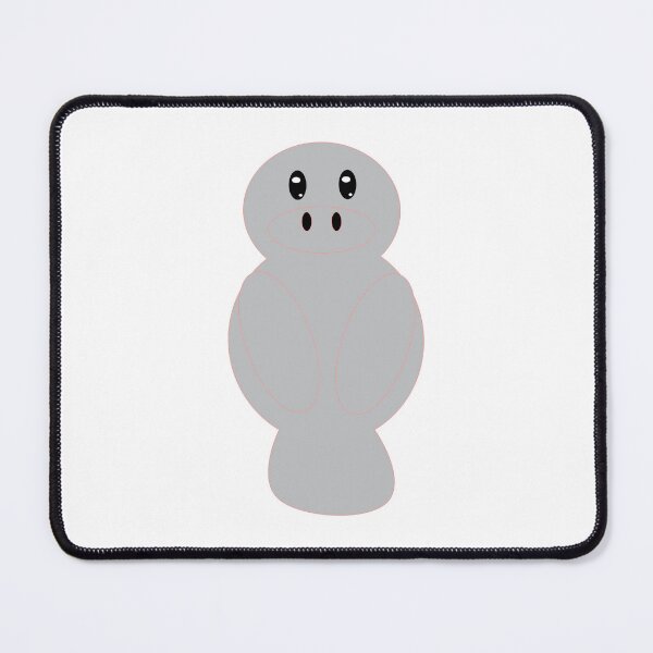 Item preview, Cute Cartoon Manatee | Kawaii Sea Cow Animal Illustration designed and sold by ValeriesGallery.