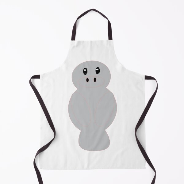 Item preview, Cute Cartoon Manatee | Kawaii Sea Cow Animal Illustration designed and sold by ValeriesGallery.