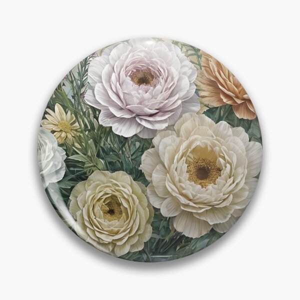 Item preview, Cottagecore Floral Art | Romantic Botanical Watercolor | Soft Pastel Garden Flowers | Printable Art designed and sold by Patricia Johnston.