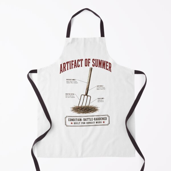 Item preview, "Vintage Pitchfork T-Shirt | Funny Farmer Gift | Backyard Relic" designed and sold by Mikoff04-arts.