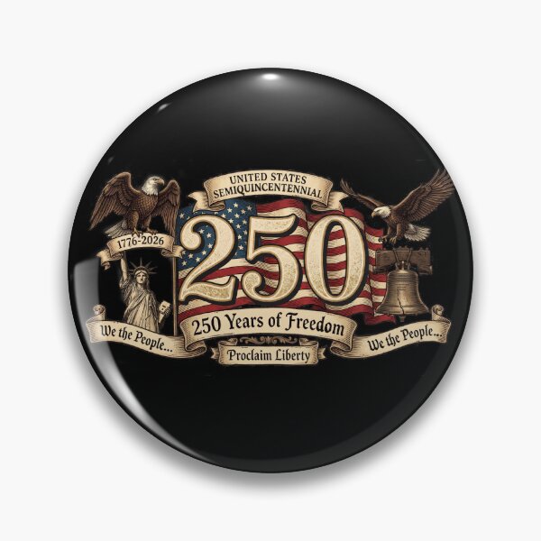 Item preview, USA 250th Anniversary Vintage Eagle & Liberty 1776-2026 designed and sold by 19teenager.