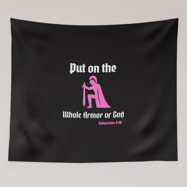 Item preview, Copy of Copy of Put on the whole armor of God Blue designed and sold by Kingdompurpose.