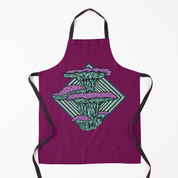 Item preview, Azure Bloom Fungus – Retro Psychedelic Mushroom Illustration designed and sold by Half Mess.