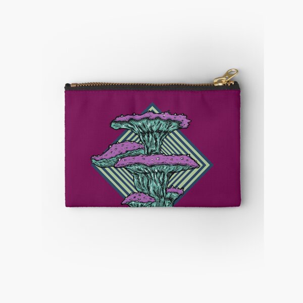 Item preview, Azure Bloom Fungus – Retro Psychedelic Mushroom Illustration designed and sold by Half Mess.