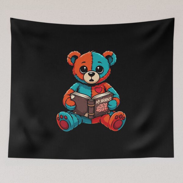 Item preview, Cute Zombie Teddy Bear - Kawaii Monster Gift Idea designed and sold by DejvArtist.