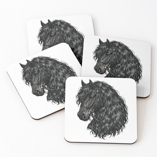 Item preview, Majestic Friesian Portrait designed and sold by OTSC.