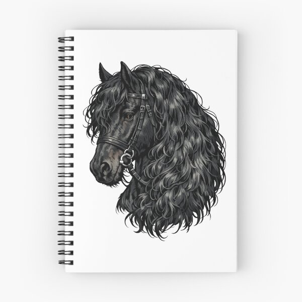 Item preview, Majestic Friesian Portrait designed and sold by OTSC.