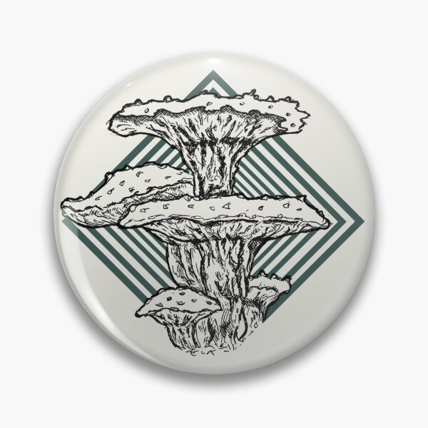 Item preview, Copy of Azure Bloom Fungus – Retro Psychedelic Mushroom Illustration designed and sold by Half Mess.