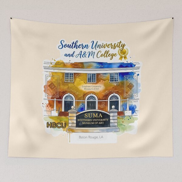 Item preview, Southern University Museum of Art SUMA Watercolor Art designed and sold by EvergreenPark - Tee Studio.