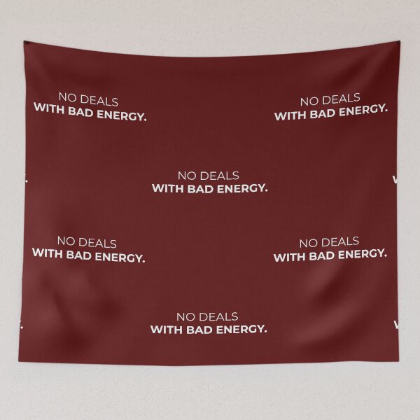 Item preview, No Deals With Bad Energy – Confidence Quote for Dark Products designed and sold by Anyshca.