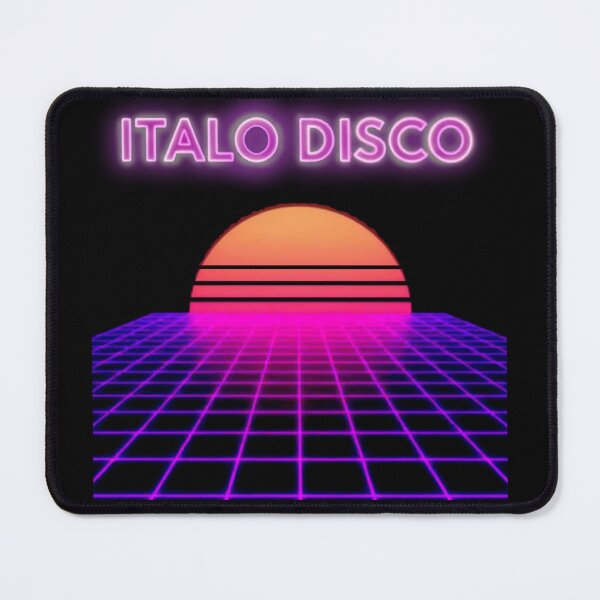 Item preview, Italo Disco Neon Grid – 80s Synthwave Sunset Aesthetic designed and sold by Graphroad.