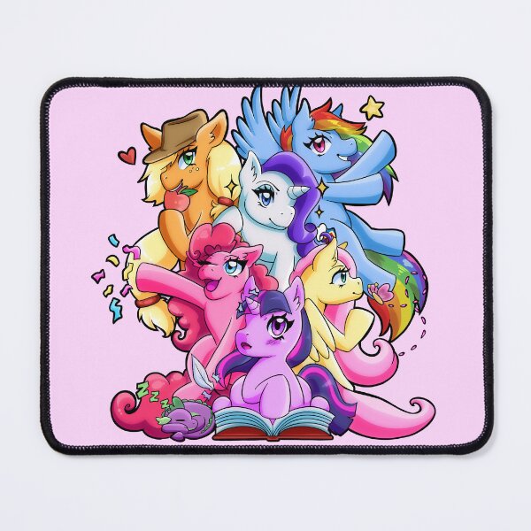 Item preview, My Little Pony Girls Main Six Group Drawing designed and sold by MonsterGirlShop.