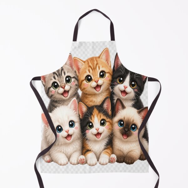 Item preview, Six Cute Kawaii Kittens with Big Sparkly Eyes designed and sold by alw951.
