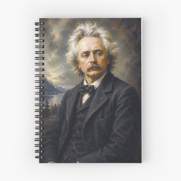 Artikelvorschau, Edvard Grieg, norwegischer Komponist und Pianist, Maler. entworfen und verkauft von GalleryKauffeld.