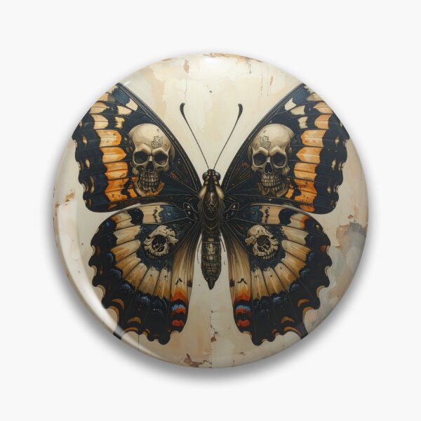 Item preview, Gothic skull butterfly designed and sold by Saskiaevans12.