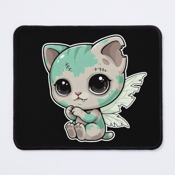 Item preview, Cute Zombie Cat - Kawaii Monster Gift Idea designed and sold by DejvArtist.