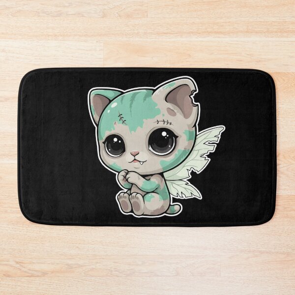 Item preview, Cute Zombie Cat - Kawaii Monster Gift Idea designed and sold by DejvArtist.
