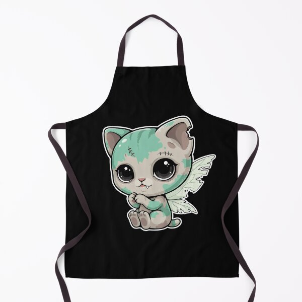 Item preview, Cute Zombie Cat - Kawaii Monster Gift Idea designed and sold by DejvArtist.