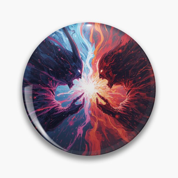 Item preview, Adversarial | Duality of Power | Abstract AI Conflict Graphic T-Shirt designed and sold by Vvmd.