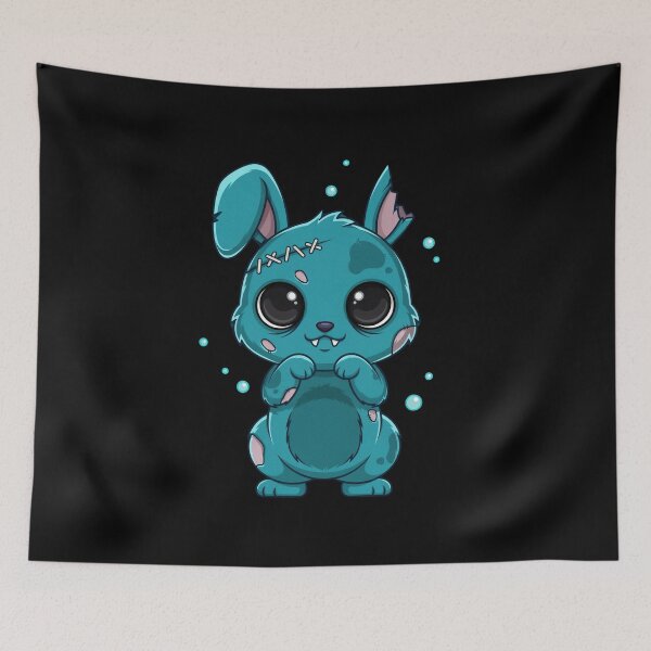 Item preview, Cute Zombie Bunny - Kawaii Monster Gift Idea designed and sold by DejvArtist.