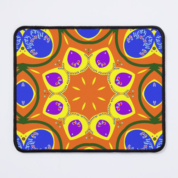 Item preview, Vibrant Orange and Yellow Faith Mandala Pattern designed and sold by Tinsleybluebell.
